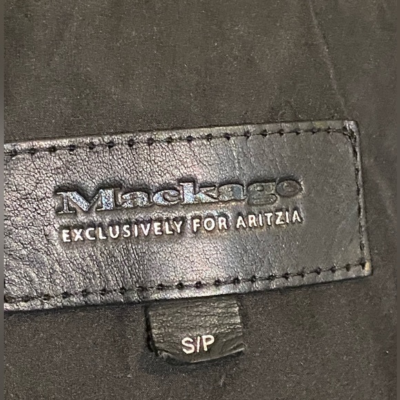 Mackage Pebbled Leather Moto Jacket - Size S - Picture 9 of 9